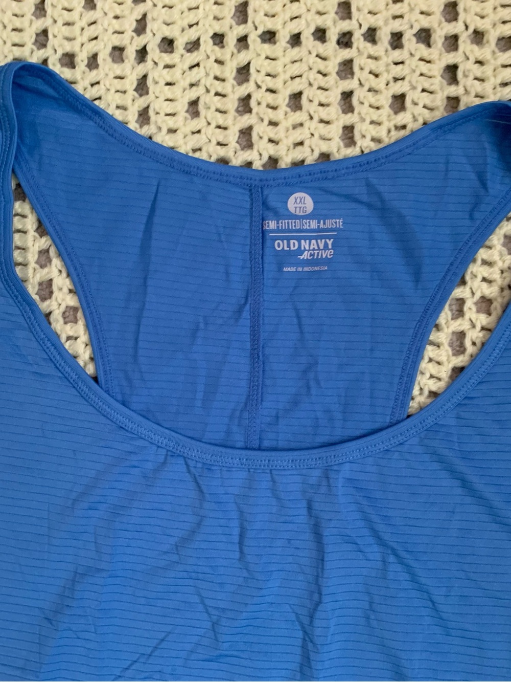 Old Navy NWT Active Women's Bright Blue Racerback Tank
